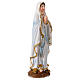 Nuestra Señora de Lourdes 12 cm con imagen ORACIÓN PLURILINGÜE s2