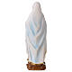Madonna di Lourdes 12 cm con immaginetta PREGHIERA MULTILINGUA s3