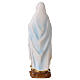 Nossa Senhora de Lourdes 12 cm com imagem ORAÇÃO MULTILÍNGUE s3