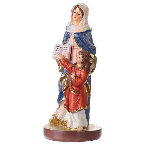 Saint Anne 12 cm with MULTILINGUAL PRAYER 2