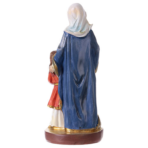 Saint Anne 12 cm with MULTILINGUAL PRAYER 3