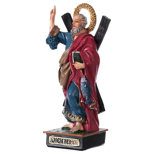 St. Andrew statue with MULTILINGUAL PRAYER 12 cm 2