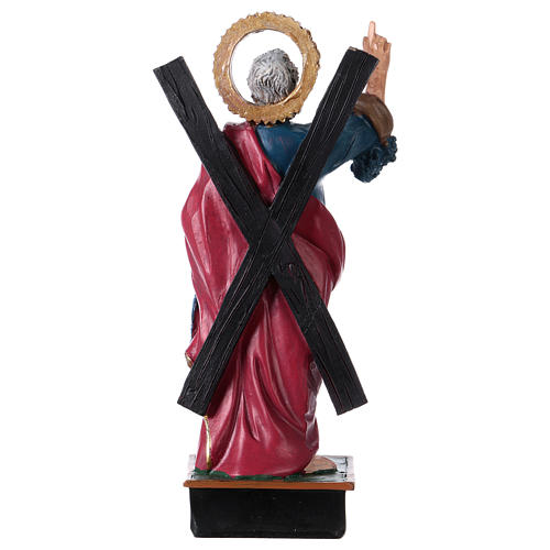 St. Andrew statue with MULTILINGUAL PRAYER 12 cm 3