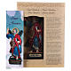 St. Andrew statue with MULTILINGUAL PRAYER 12 cm s4