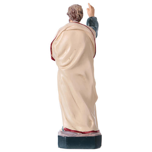 Saint Peter 12 cm with MULTILINGUAL PRAYER 3