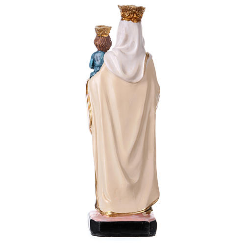 Our Lady of Mount Carmel statue with MULTILINGUAL PRAYER 12 cm 3