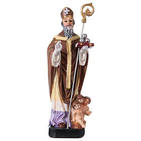 St. Nicholas statue with MULTILINGUAL PRAYER 12 cm