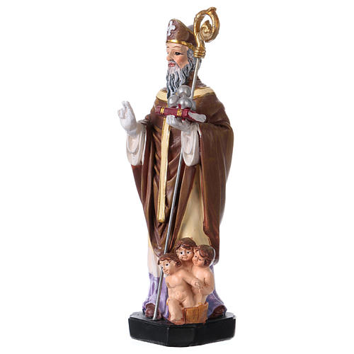 Saint Nicolas 12 cm avec image PRIÈRE MULTILINGUE 2