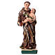 Statue Hl. Anton aus Padua 12cm MEHRSPRACHIGEN Gebet s1