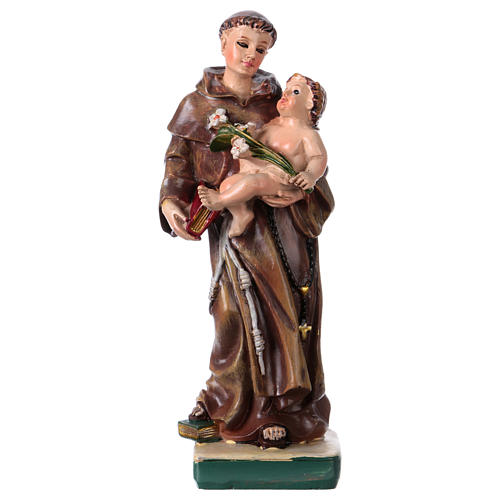 Sant'Antonio da Padova 12 cm con immaginetta PREGHIERA MULTILINGUA 1