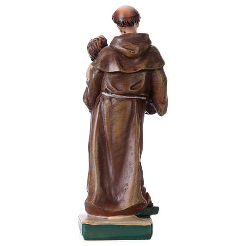 Sant'Antonio da Padova 12 cm con immaginetta PREGHIERA MULTILINGUA 3