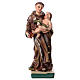 Sant'Antonio da Padova 12 cm con immaginetta PREGHIERA MULTILINGUA s1