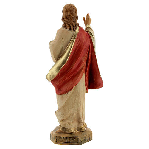 Figura Najświętsze Serce Jezusa Fontanini 17 cm 4