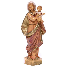 Statue in resina e PVC: Madonna con Bambino in braccio Fontanini 17 cm