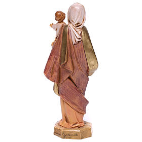 Statue in resina e PVC: Madonna con Bambino in braccio Fontanini 17 cm