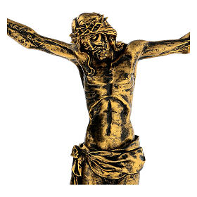 Leib Christi Statue Bronzefarben Fontanini, 45 cm