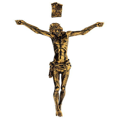 Leib Christi Statue Bronzefarben Fontanini, 45 cm 1