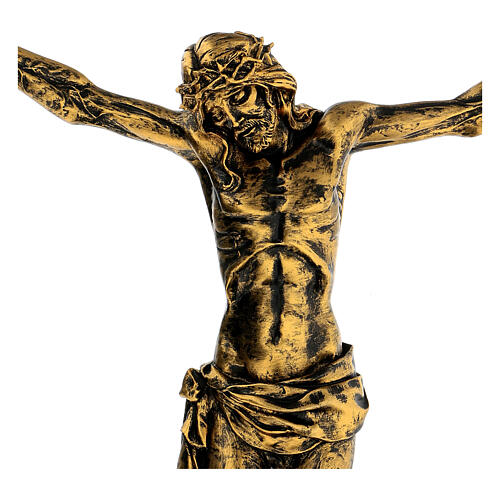 Leib Christi Statue Bronzefarben Fontanini, 45 cm 2