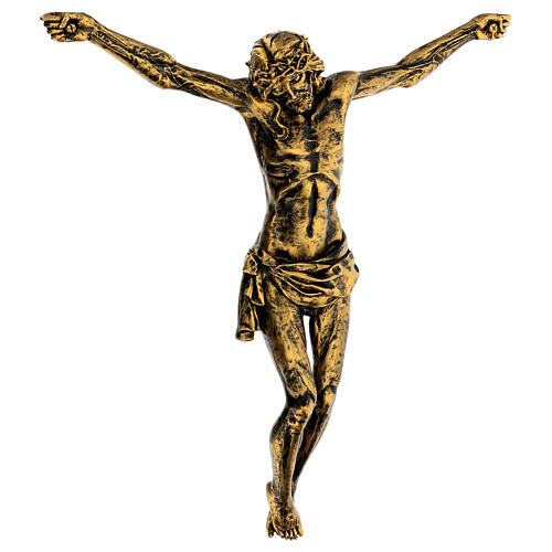 Leib Christi Statue Bronzefarben Fontanini, 45 cm 3