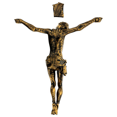 Leib Christi Statue Bronzefarben Fontanini, 45 cm 5