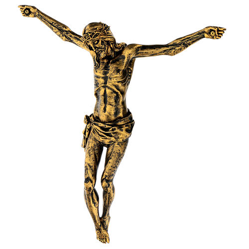Cuerpo de Cristo color bronce Fontanini 45 cm 4