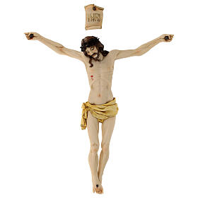 Corps de Christ en résine type porcelaine Fontanini 45 cm