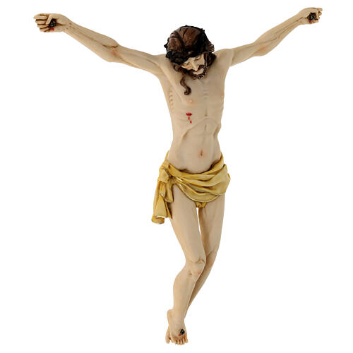 Corps de Christ en résine type porcelaine Fontanini 45 cm 3