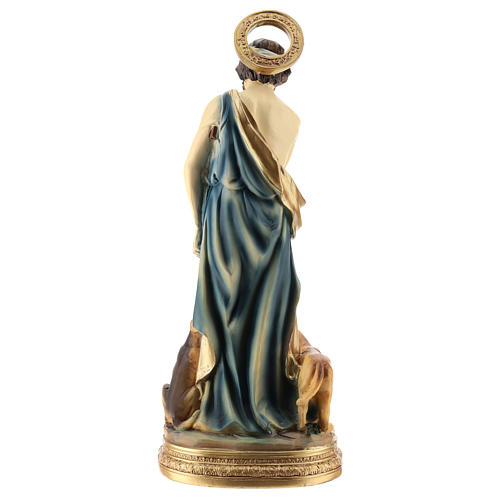 Statue of St. Lazarus in resin 30 cm 5