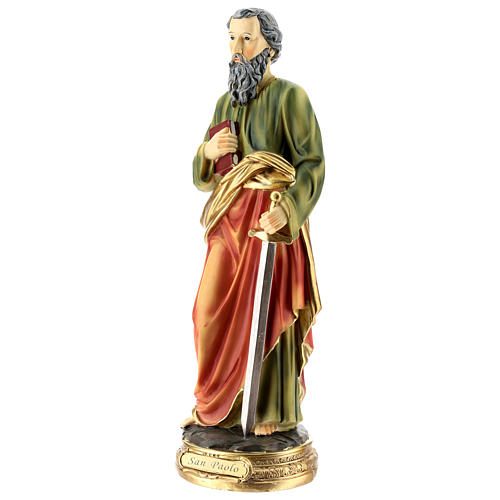 Statue Apostel Paulus, 30 cm, aus Kunstharz 3
