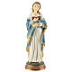 Statue of the pregnant Virgin Mary in resin 30 cm s1
