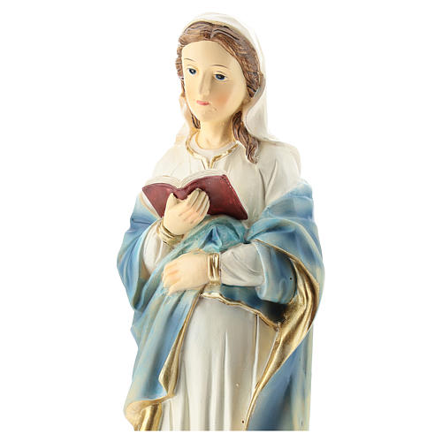 Statua della Madonna incinta resina 30 cm 2