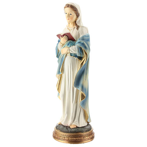 Figura Matki Bożej brzemiennej żywica 30 cm 3
