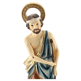 Statue Heiliger Lazarus, 20 cm, aus Kunstharz