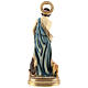 Statue of St. Lazarus in resin 20 cm s6