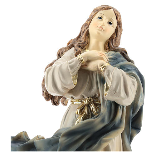 Statue of the Immaculate Murillo in resin 32 cm 2