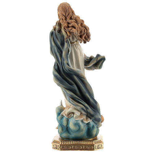 Estatua de la Inmaculada Murillo resina 32 cm 6