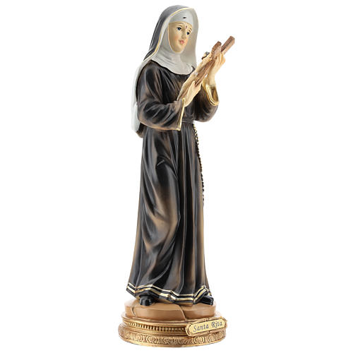 Statue Heilige Rita, 42 cm, aus Kunstharz 4
