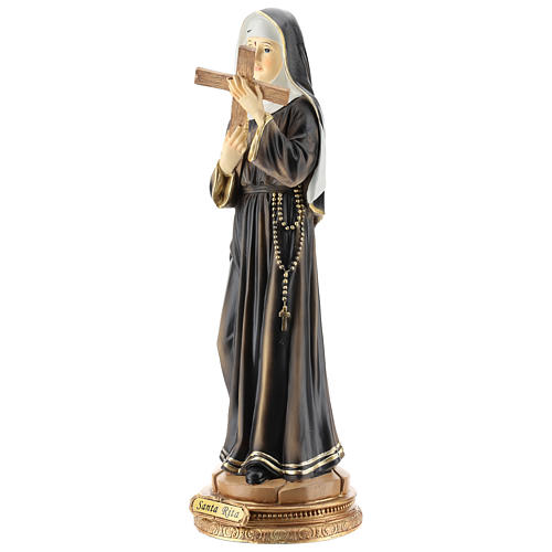 Statue de Sainte Rita résine 42 cm 3