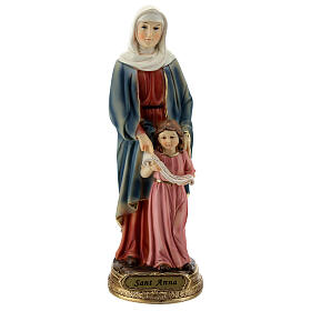 Statue de Sainte Anne et Marie résine 20 cm