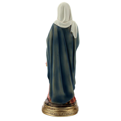 Statua di Sant'Anna e Maria resina 20 cm 4