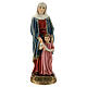 Statua di Sant'Anna e Maria resina 20 cm s1