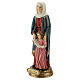 Statua di Sant'Anna e Maria resina 20 cm s2