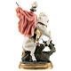 Saint George killing dragon resin statue 20 cm s5