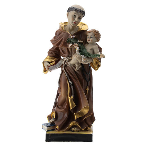 Statue aus Harz Heiliger Antonius, 20 cm 1