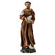 Statue of St. Francis in resin 20 cm s1