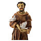 Statue of St. Francis in resin 20 cm s2