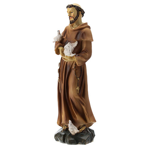 Figura żywica Św. Franciszek 20 cm 3