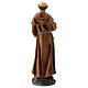 St Francis resin statue 20 cm s5