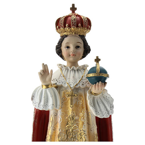 Imagem Menino Jesus de Praga resina 30 cm 2