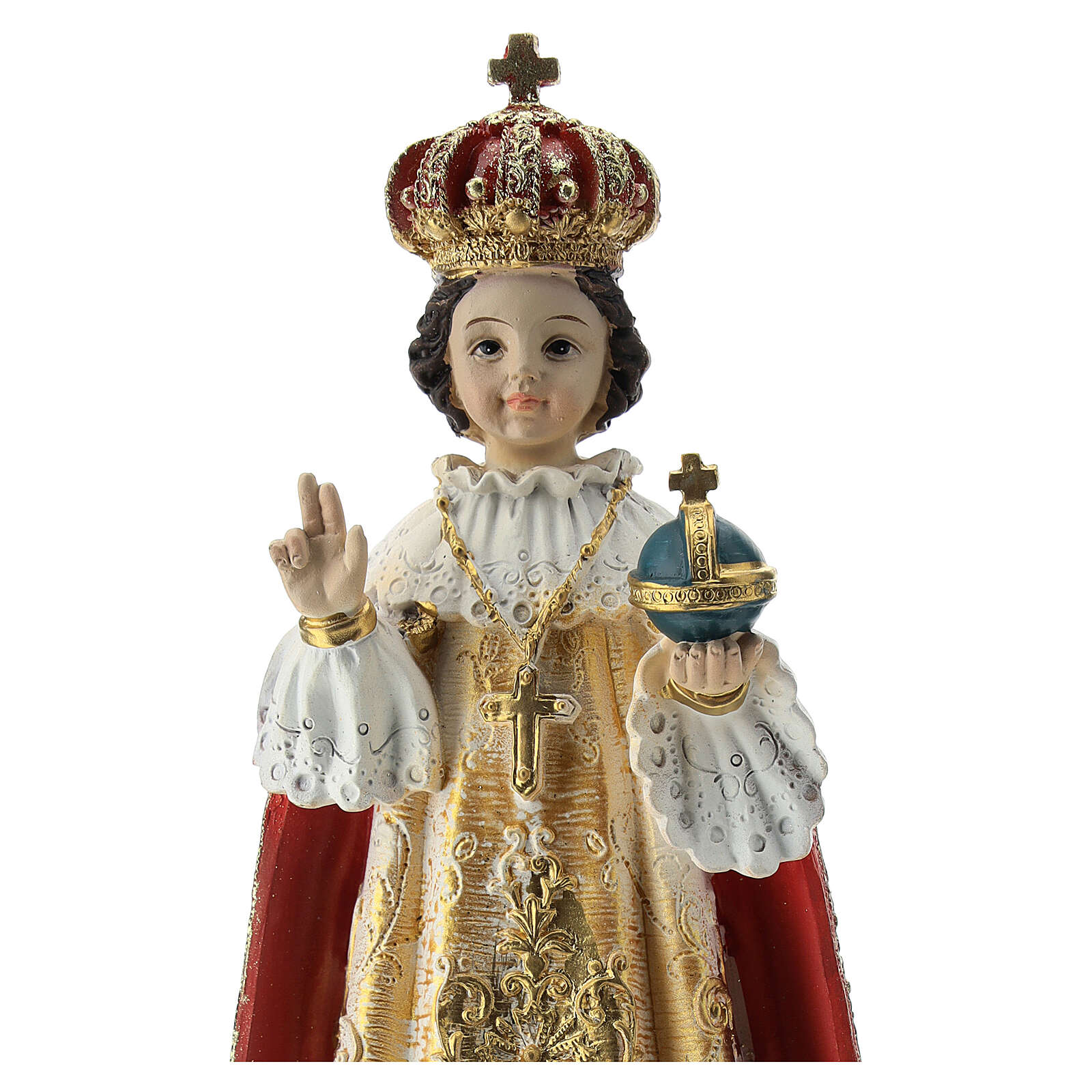 Infant Jesus of Prague statue in resin 20 cm | online sales on HOLYART.com